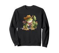 Costume de Cowboy Ranch avec Grenouille dans Un Chapeau Western Sweatshirt