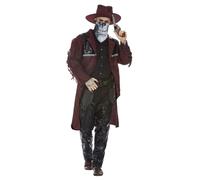 Costume De Cowboy Western Fantaisie Deluxe En Esprit Sombre Pour Halloween