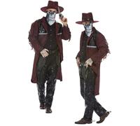 Costume De Cowboy Western Pour Homme Deluxe En Esprit Sombre Pour Halloween
