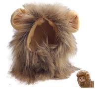 Costume de crinière de Chat Mignon et drôle, Tenue d'halloween, s'adapte au Cou 11 à 12, 6 Pouces, Accessoire déguisement Doux et Moelleux pour Cosplay, Photographie d'animaux, décorations