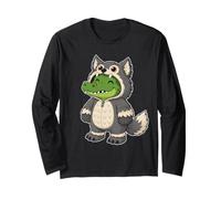 Costume de Crocodile Kawaii dans Un Loup pour Filles Manche Longue