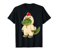 Costume de Crocodile Kawaii dans Un Poulet pour Filles et Enfants T-Shirt