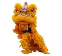 Costume de Danse du Lion,Costume de Danse de Lion, Costume de danse du lion chinois, art populaire for les sports de plein air, fête du printemps(Yellow)