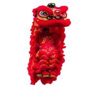 Costume de Danse du Lion,Costume de Danse de Lion, Danse du dragon chinoise, danse du lion, sports de plein air, accessoires de danse du lion for deux spectacles for adultes(Red)
