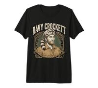 Costume de Davy Crockett T-Shirt Haut de Gamme