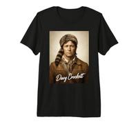 Costume de Davy Crockett T-Shirt Haut de Gamme