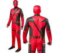 Costume De Deadpool Pour Adulte Super-Héros Marvel Officiel Tenue Élégante XS-L