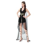 Costume de déesse grecque pour femme Cléopâtre Toga romaine