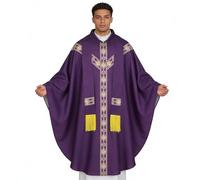 Costume de déguisement de prêtre,Costume catholique de l'église de prêtre | Robe de pasteur à col rond et vêtements liturgiques - pour prières hommes église mariage événements séance photo vacances