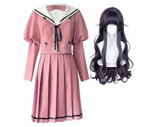 Costume de déguisement Kaoruko Waguri pour fille Rose | Costume de carnaval pour congrès d'anime, fête d'Halloween