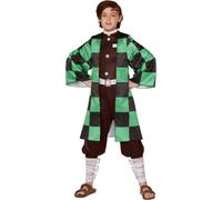 Costume de Demon Slayer Tanjiro pour enfant, taille S