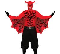Costume De Démons Halloween Pour Hommes Avec Ailes