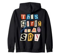Costume de détective Amusant « This Girl is A Spy » Sweat à Capuche