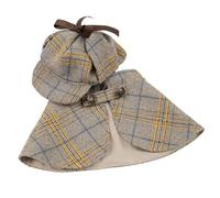 Costume de détective pour chien - Tenue d'Halloween pour chien - Ensemble de vêtements de détective mignon pour animaux de compagnie pour Halloween, fêtes, séances photo, tenue célèbre, rend les