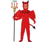 Costume de diable avec des ailes pour enfants taille 98-146, taille:110/116