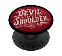 Costume de Diable Cool sur Mes épaules pour garçons et Filles PopSockets PopGrip Adhésif