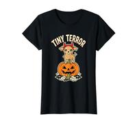 Costume de Diable Jack-o-Lantern Halloween pour Amoureux des Chiens T-Shirt Graphique avec Valeur