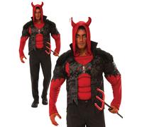 Costume De Diable Pour Adultes Halloween Tenue De Fantaisie Satan