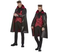 Costume De Diable Pour Homme Halloween Vampire Diable Costume Chic + Cornes