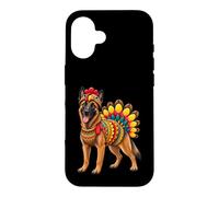Costume de Dinde Malinois Belge drôle pour Les Amoureux des Chiens Coque pour iPhone 16