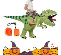 Costume de dinosaure - Costume de raptor | Costume de dinosaure gonflable pour Halloween | Tenue amusante et | Cosplay de Noël pour Halloween, anniversaire, cosplay, convention sur le thème