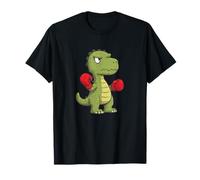 Costume de Dinosaure de Boxe Mignon avec Gants pour garçons et Filles T-Shirt