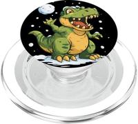 Costume de Dinosaure excité Aime Les Combats de Boules de Neige PopSockets PopGrip pour MagSafe