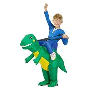 Costume de Dinosaure Gonflable - Gonflable Costume Vêtements Fête Costume Gonflable Raptor, Déguisement Gonflable Dinosaure Outfit de Noël Carnaval d'halloween (S)