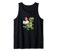 Costume de Dinosaure Poulet Heureux avec amitié Débardeur
