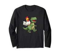 Costume de Dinosaure Poulet Heureux avec amitié Manche Longue
