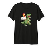 Costume de Dinosaure Poulet Heureux avec amitié T-Shirt Haut de Gamme