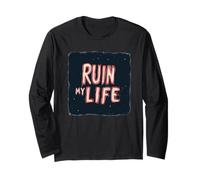 Costume de Discours Amusant Ruin My Life pour garçons et Filles Manche Longue