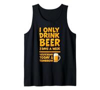 Costume de Discours I Only Drink Beer pour Homme et Femme Débardeur