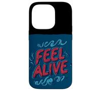 Costume de discours Nice Feel Alive dans de belles couleurs Coque pour iPhone 14 Pro