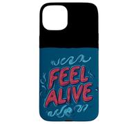 Costume de discours Nice Feel Alive dans de belles couleurs Coque pour iPhone 15 Plus
