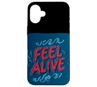 Costume de discours Nice Feel Alive dans de belles couleurs Coque pour iPhone 16 Plus