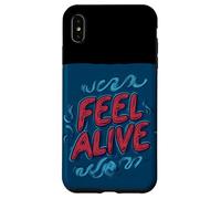 Costume de discours Nice Feel Alive dans de belles couleurs Coque pour iPhone XS Max
