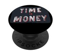 Costume de Discours Pretty Time is Money PopSockets PopGrip Adhésif