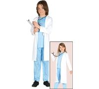 Costume de docteur avec blouse de médecin taille 98-146, taille:128/134