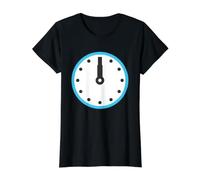Costume de Douze Montres à Cadran T-Shirt Graphique avec Valeur, Femme, Noir, L