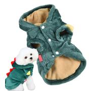 Costume de dragon pour chiens | Costume de dinosaure pour animal domestique - Vêtements de vacances réutilisables - Vêtements de Noël pour chien - Vêtements amusants pour chat pour intérieur et