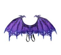 Costume de dragon pour enfants avec un groupe élastique élasticité, costume de dinosaure à tout-petit l'aile mécanique pour les costumes d'Halloween, le cosplay, les activités, les spectacles v