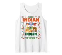 Costume de Drapeau de l'Inde pour Enfants et Drapeau Indien Débardeur