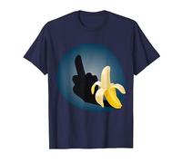 Costume de Fantaisie pour Halloween - Cadeau pour Majeur - Banane T-Shirt, Homme, Bleu Marine, S