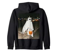 Costume de fantôme Dalmatien Trick Or Treat Funny Halloween Meme Sweat à Capuche