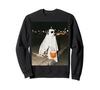 Costume de fantôme Dalmatien Trick Or Treat Funny Halloween Meme Sweatshirt