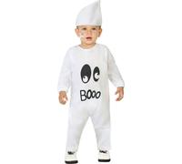 Costume de fantôme mignon pour bébé blanc 6 à 12 mois