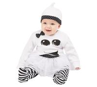 Costume De Fantôme Pour Bébé Fille - Tenue De Fête D'Halloween Pour Enfants