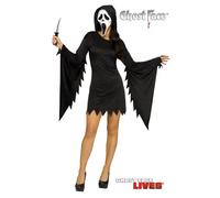 Costume De Fantôme Pour Femmes Scream Officiel D'Halloween Avec Masque