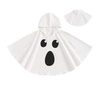 Costume de fantôme pour tout-petit Cotton Ghost Cloak Halloween Costumes pour garçons Girls Cosplay tenues, adapté aux enfants de 3 à 4 ans 1 Halloween Children's Caboded Cloak Automne Vêtements.